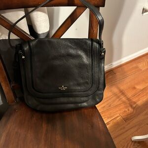 Kate Spade Black Leather Shoulder Bag